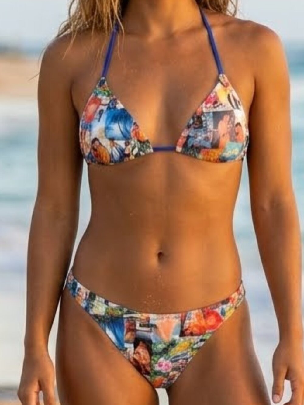 SURFSIDE Tropical Print Bikini - Med - NEW